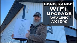 WAVLINK AX1800 Long Range Outdoor WiFi 6 Upgrade Review [upl. by Geibel409]