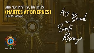 Ang Banal na Rosaryo quotAng Misterio ng Hapisquot Tagalog Martes at Biyernes Step by Step [upl. by Chrotoem]