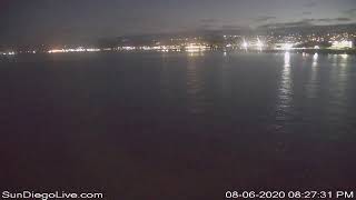 San Diego Web Cam  Harbor Island S [upl. by Eimorej217]