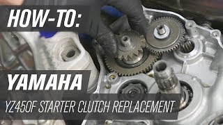 How To Replace the Starter Clutch on a YZ450FFX [upl. by Harley]