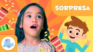 LA SORPRESA para niños 😮 ¿Qué es la sorpresa 🥳 Emociones para niños [upl. by Arny583]