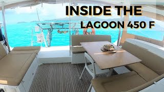 SOLD Inside the Lagoon 450F  we take a thorough look at All In [upl. by Haldes]