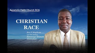 Rev P Maphosa Christian Race Apostolic Faith Church SCA [upl. by Chatwin]