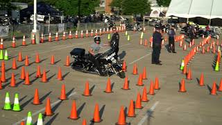 2021 Spring Classic Police Motorcycle Rodeo course A [upl. by Anatole869]