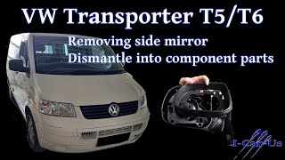 HOW TO FIT A VOLKSWAGEN AMAROKTRANSPORTER T5T6 WING DOOR MIRROR GLASS FITTING GUIDE [upl. by Damahom]