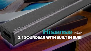 Hisense HS214 Soundbar 21 With Built in SubWoofer  Less than 100 [upl. by Ybrad]