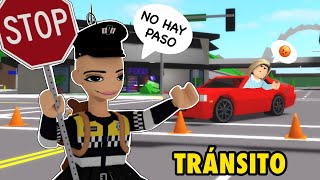 😆Siendo Oficial de Transito en Brookhaven 😂Roblox [upl. by Eded492]