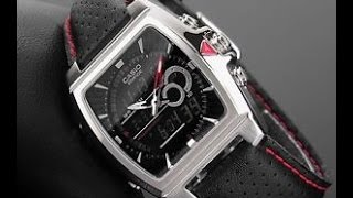 Casio Edifice EFA120L1A видео обзор [upl. by Elias]