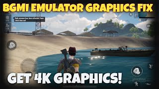 BGMI Emulator Bad Graphics Fix in 5 mins [upl. by Ailedua694]