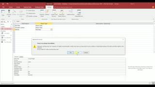 MS Access  tables forms reports and queries [upl. by Aneelas]