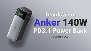 Teardown of Anker 140W PD31 Power Bank 737 Power Bank [upl. by Trude]