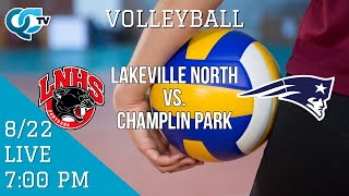 Volleyball Lakeville North  Champlin Park  Champlin Park High School  QCTV [upl. by Myriam458]