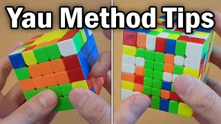 Rubiks Cube 6 Tips to Be Faster with the Yau Method Big Cubes [upl. by Staci]