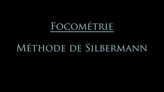 Focométrie  méthode de Silbermann [upl. by Einahets]