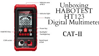 Unboxing HABOTEST HT123 Digital Multimeter [upl. by Vincenta365]