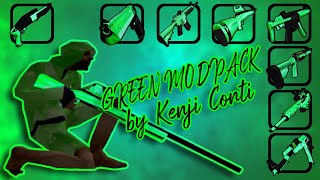 SAMP 5 Green Modpack  Weapon Pack  Effects  Green Radar Map  Interface  Skin  Crosshair [upl. by Ullyot795]