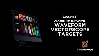 Nobe OmniScope Tutorial 03  Waveform Vectorscope Targets  timeinpixelscom [upl. by Rana866]