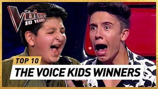 Blind Auditions of the BEST WINNERS in 10 Years The Voice Kids [upl. by Audwin]