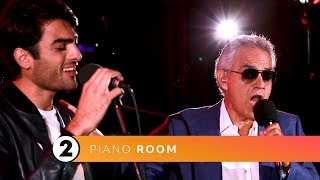 Andrea amp Matteo Bocelli  Fall On Me Radio 2 Piano Room [upl. by Andres]