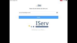 Anmeldung IServ App [upl. by Uzial161]