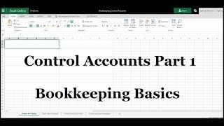 Control Accounts  Part 1  Bookkeeping amp Accounting [upl. by Reffotsirk180]