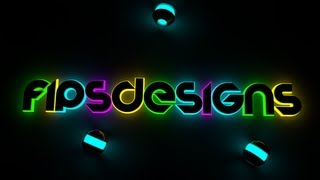 Glow Text  Cinema 4D Tutorial German [upl. by Oiramd]