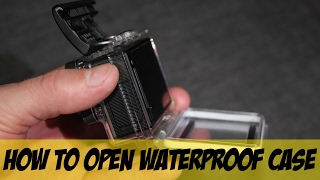 How To Open GoPro Waterproof Case  How To GoPro [upl. by Anaihk562]