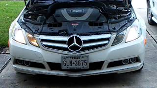 How to adjust the head lights on your E350 Mercedes 2011 [upl. by Elma]