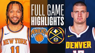 KNICKS at NUGGETS  FULL GAME HIGHLIGHTS  March 21 2024 [upl. by Aihcela]