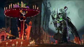 The Book of Life  The Day of The Dead La Muerte and Xibalba Wager Scene [upl. by Ahsakal]