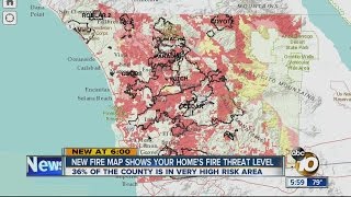 New fire map shows your homes fire threat level [upl. by Euqnimod]