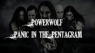 HQ Powerwolf  Panic In The Pentagram Lyrics [upl. by Ahsiym]