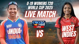 🔴LIVE India Women U19 vs West Indies Women U19  IND vs WI  Live U19 Womens T20 World Cup 2025 [upl. by Nor192]