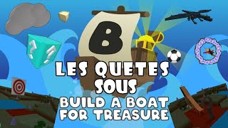 Finir les quêtes sur build a boat for Treasure [upl. by Theona]