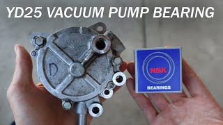 YD25 Navara Vacuum Pump Rebuild D40 D22 R51 [upl. by Nylidnarb632]