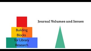 Journal Volumes and Issues [upl. by Afihtan]