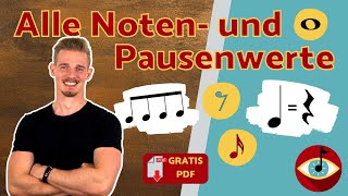 NOTEN amp PAUSENWERTE ALLES was du wissen musst  in weniger als 8 MINUTEN [upl. by Neeluqcaj270]