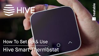 Hive Smart Thermostat Instructions  Step By Step Guide [upl. by March]