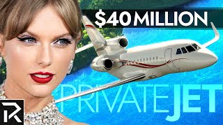 A Look Inside Taylor Swifts Private Jet [upl. by Ludly255]