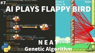 Python Flappy Bird AI Tutorial with NEAT  Finishing Touches and Testing [upl. by Ennaxor]