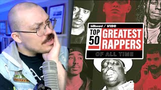 Billboards Top 50 Rappers List Isnt THAT Bad [upl. by Okeim576]