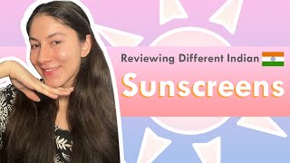 Reviewing different Indian Sunscreens [upl. by Eugaet]