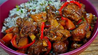 Tasty Caribbean Brown Stew Chicken Made easy [upl. by Weixel]