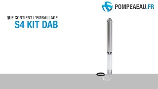 DAB S4B  S4C  S4D  S4E KIT Pompe immergée  Déballage [upl. by Ivzt]