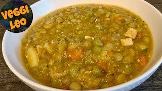 Erbsensuppe  Erbseneintopf  vegane Hausmannskost [upl. by Yllas85]