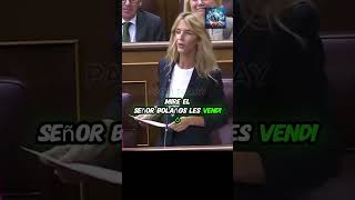 Cayetana Álvarez de Toledo al Ministro Bolaños quotEmpieza a tener mala caraquot noticias españa [upl. by Helfand245]