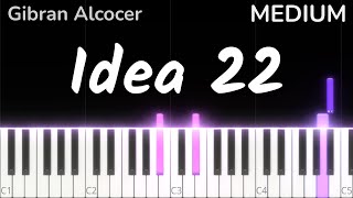 Idea 22 MEDIUM Piano Tutorial [upl. by Ynots366]