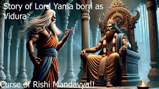 Story of Lord Yama born as Vidura  Curse of rishi Mandavya  Mahabharat  Shree Krishna [upl. by Hgeilhsa]