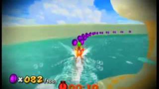 Super Mario Galaxy 2  Purple Coin Beach Dash [upl. by Ainaznat]