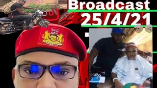 Nnamdi Kanu Mourns Ikonso and Vowed to Revenge Live Broadcast 25042021 [upl. by Lasorella]